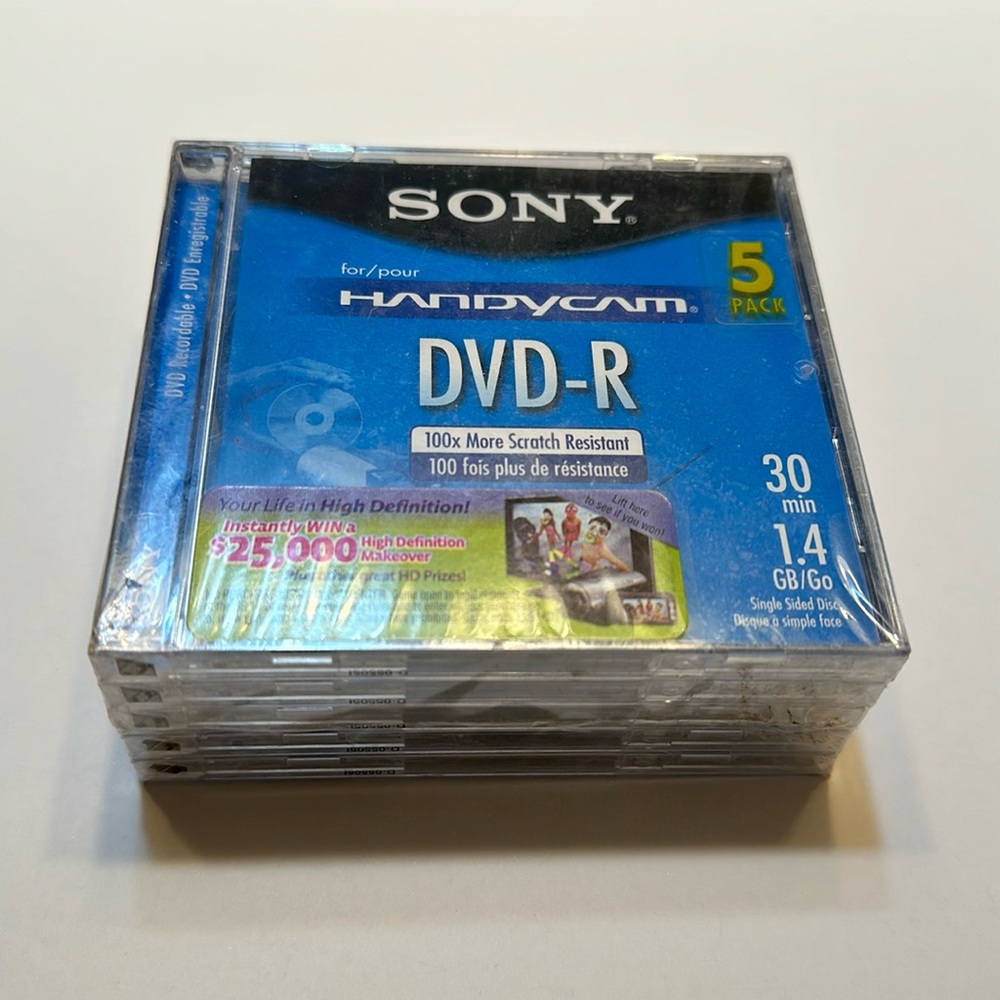 Sony 5 Pack DVD-R